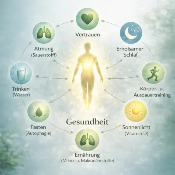 Faktoren, die auf die Gesundheit einzahlen